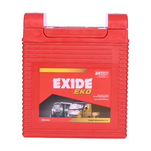 Exide EKO40L Battery – 40Ah for Passenger 3-Wheelers