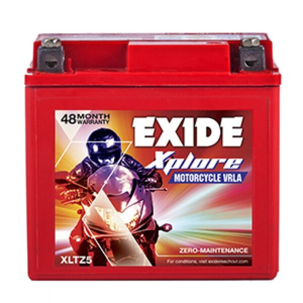 Exide XL TZ5 4Ah Bike Battery – 48 Month Warranty